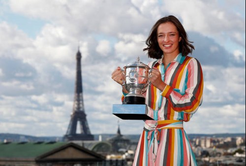Iga Swiatek following her Roland Garros triumph